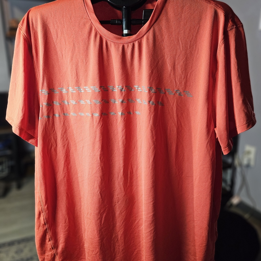 Mizuno Vibrant Coral Short Sleeve Tee 2xl 1-1010